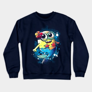 Banana mermaid Crewneck Sweatshirt